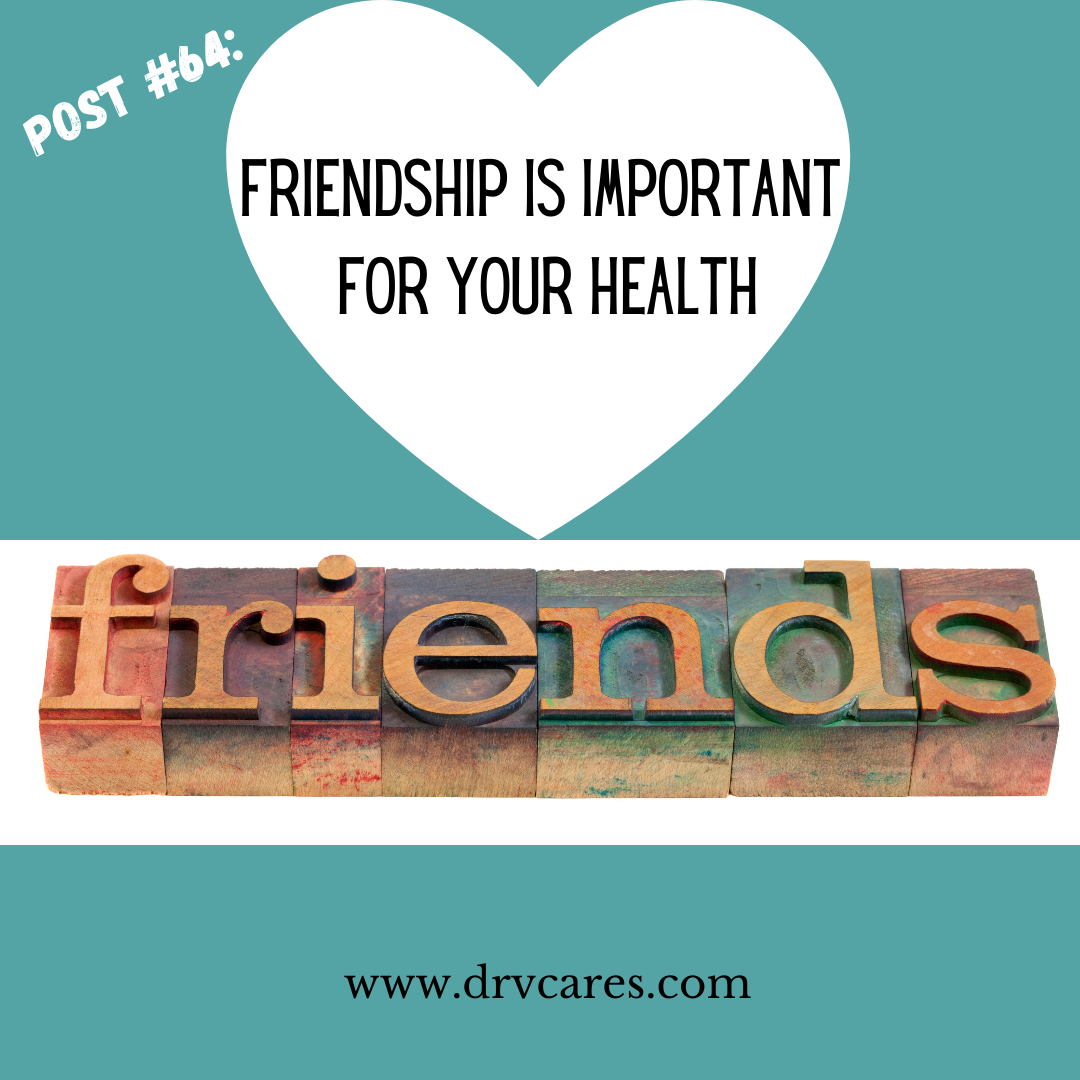 Friends are important Elizabeth Vainder