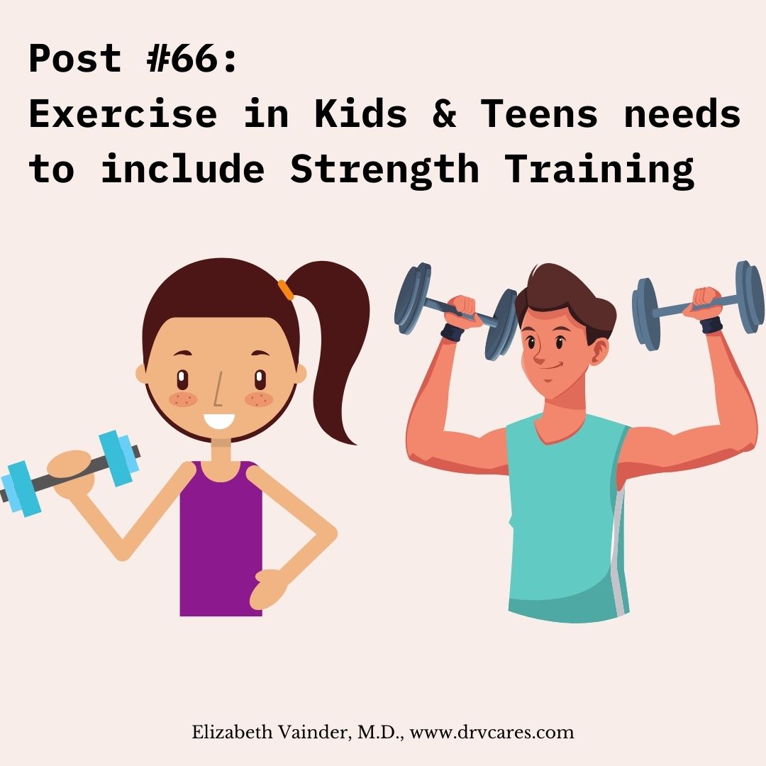 Strength training in Kids and Teens Elizabeth Vainder MD