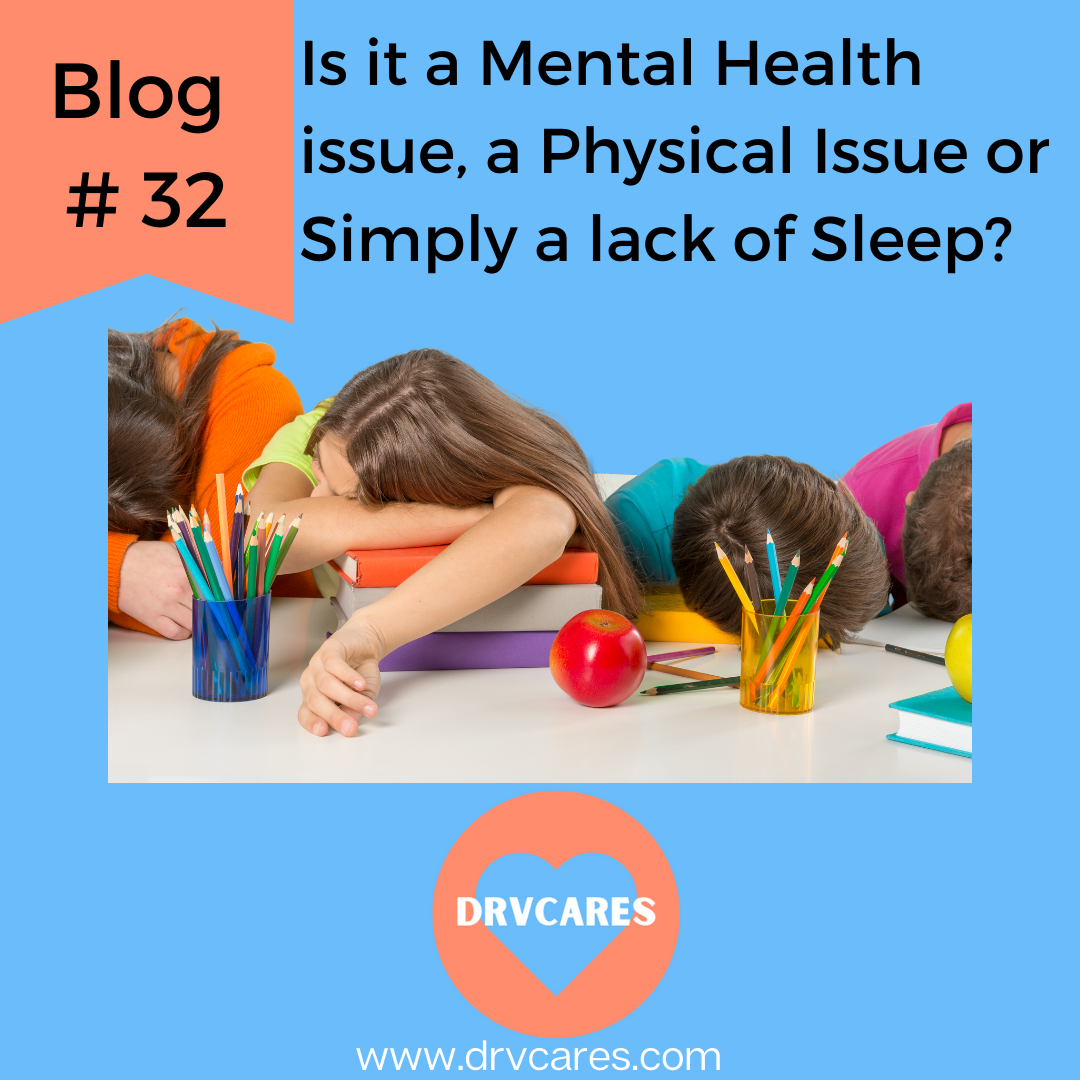 A lack of sleep and mental health