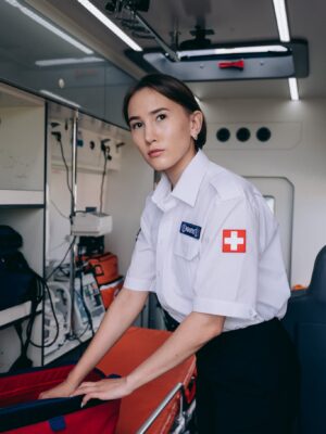 A Paramedic Inside the Ambulance