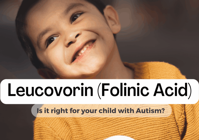 Leucovorin and autism
